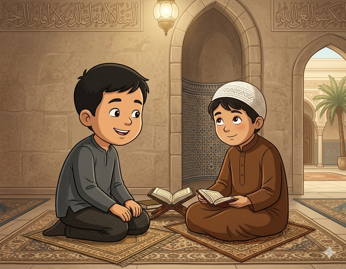 Tidak Mengganggu Orang Yang Sholat